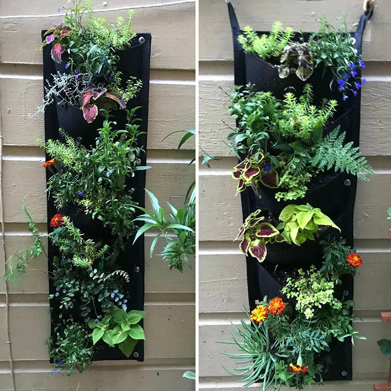 Vertical Hanging Garden Planter Bag  Pockets