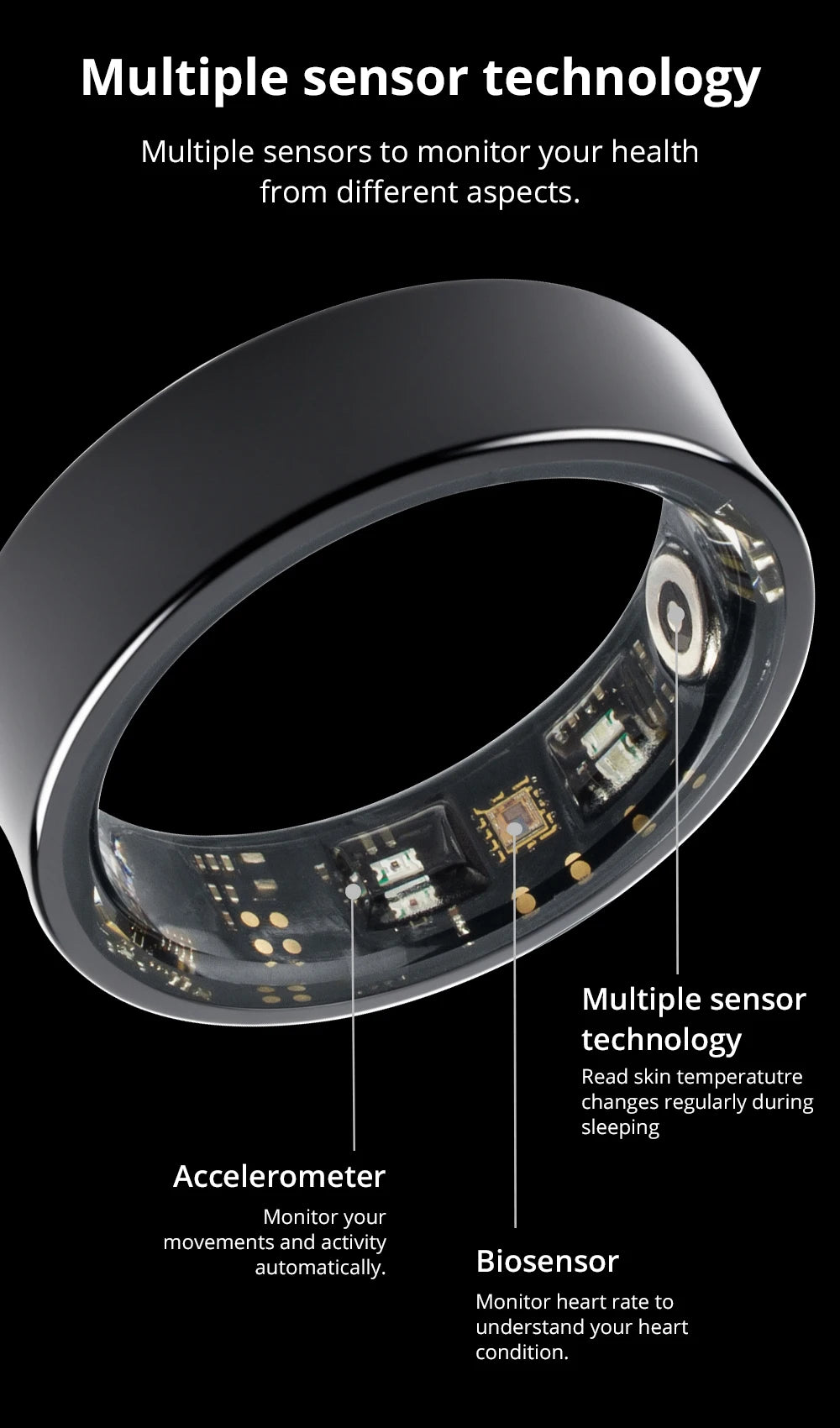 Smart Ring | Health, Sleep & Activity Tracker