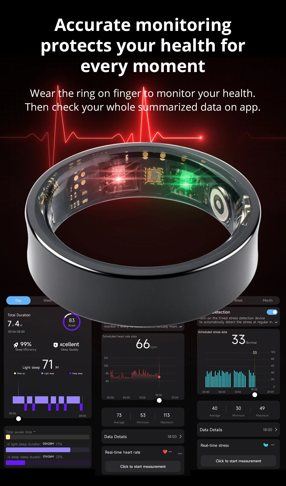 Smart Ring | Health, Sleep & Activity Tracker