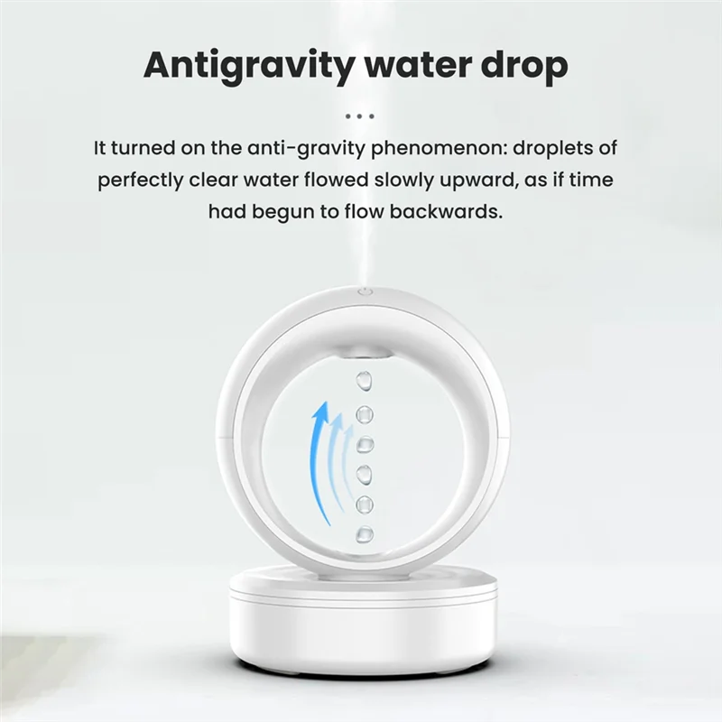 Anti-Gravity Water Drop Humidifier – Aromatherapy Mist Diffuser