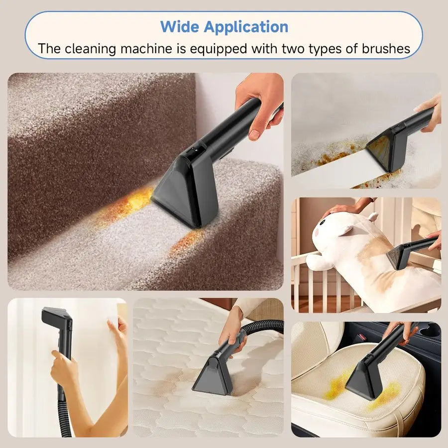 Portable Carpet & Upholstery Cleaner | 18KPa Turbo Suction Spot Cleaner