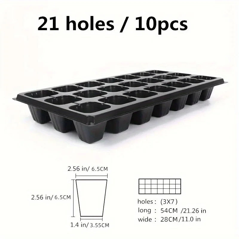 Reusable Seedling Nursery Pots Set – 10 Pack