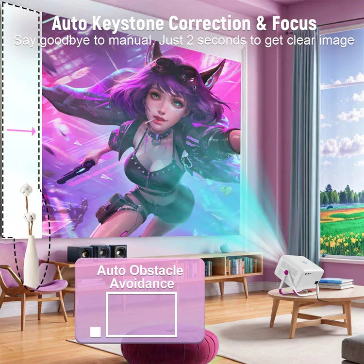Smart Projector | 650 ANSI WiFi Bluetooth Home Cinema