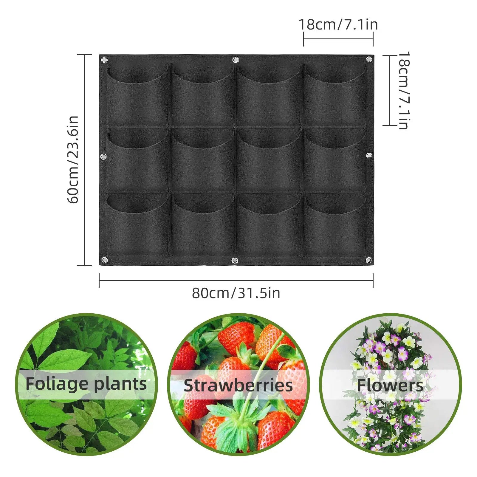 Pocket Vertical Hanging Garden Planter