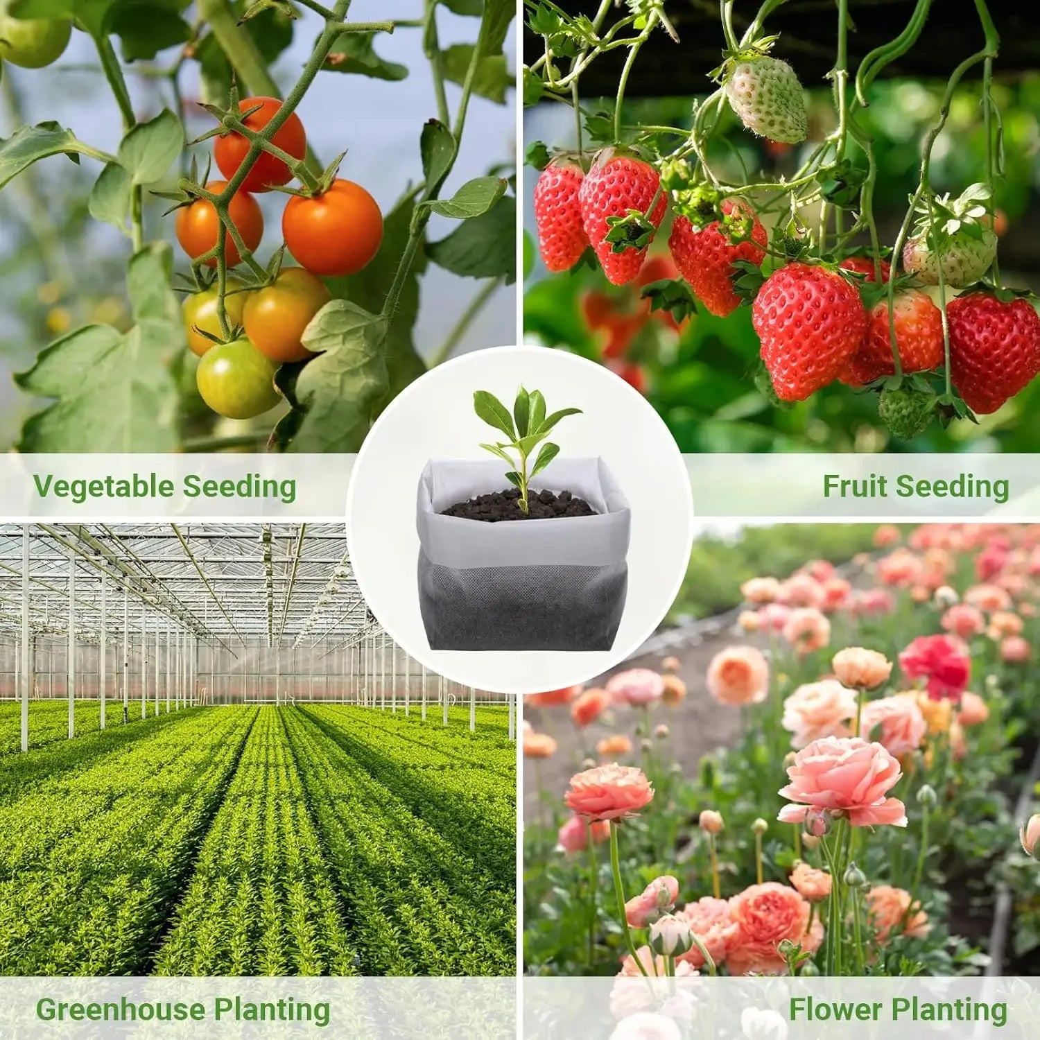 Non-Woven Seedling Grow Bags