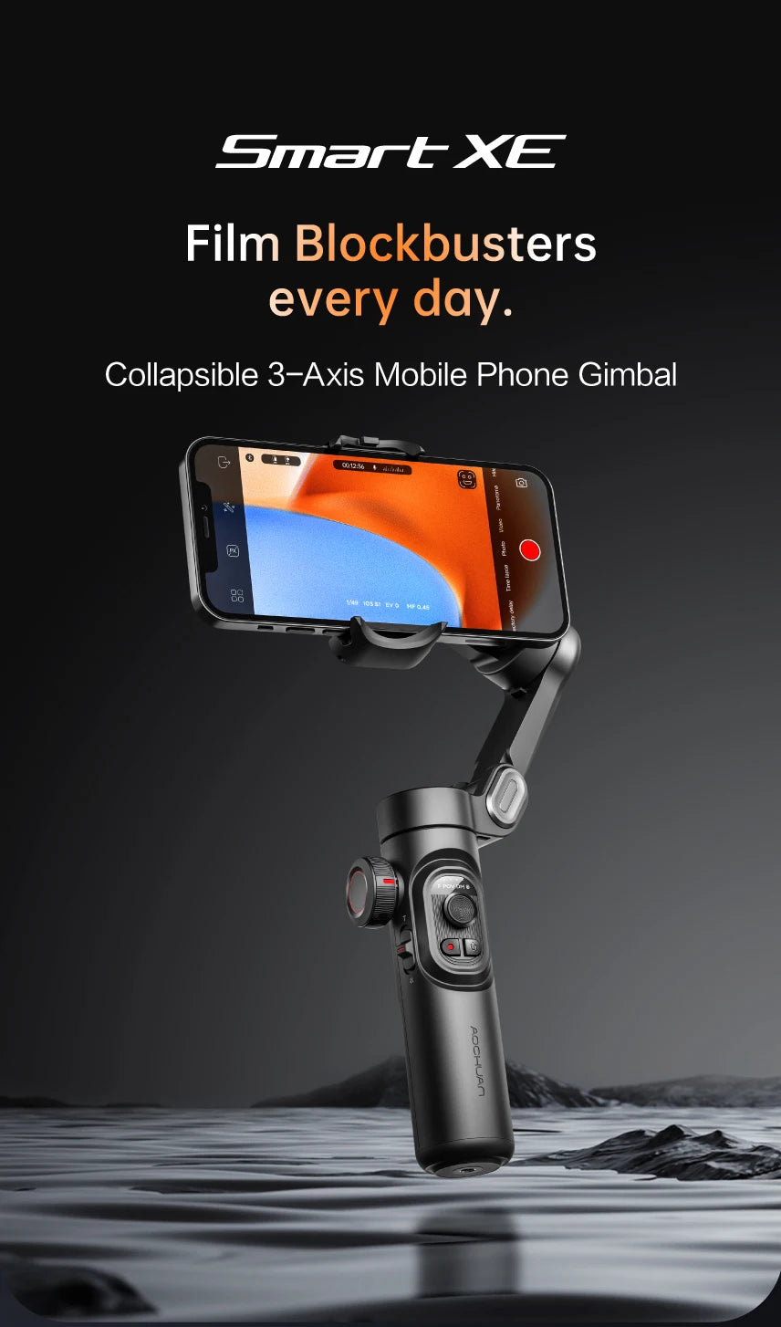 3-Axis Smartphone Gimbal Stabilizer | Foldable Anti-Shake Vlog Gimbal