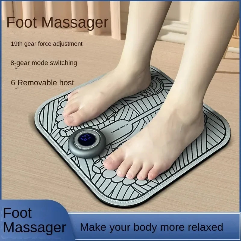 EMS Foot Massage Mat – Portable Electric Foot Massager