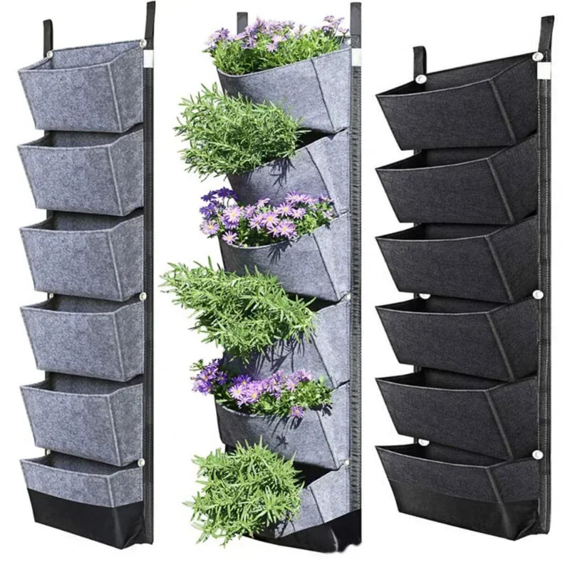 Vertical Hanging Garden Planter Bag  Pockets