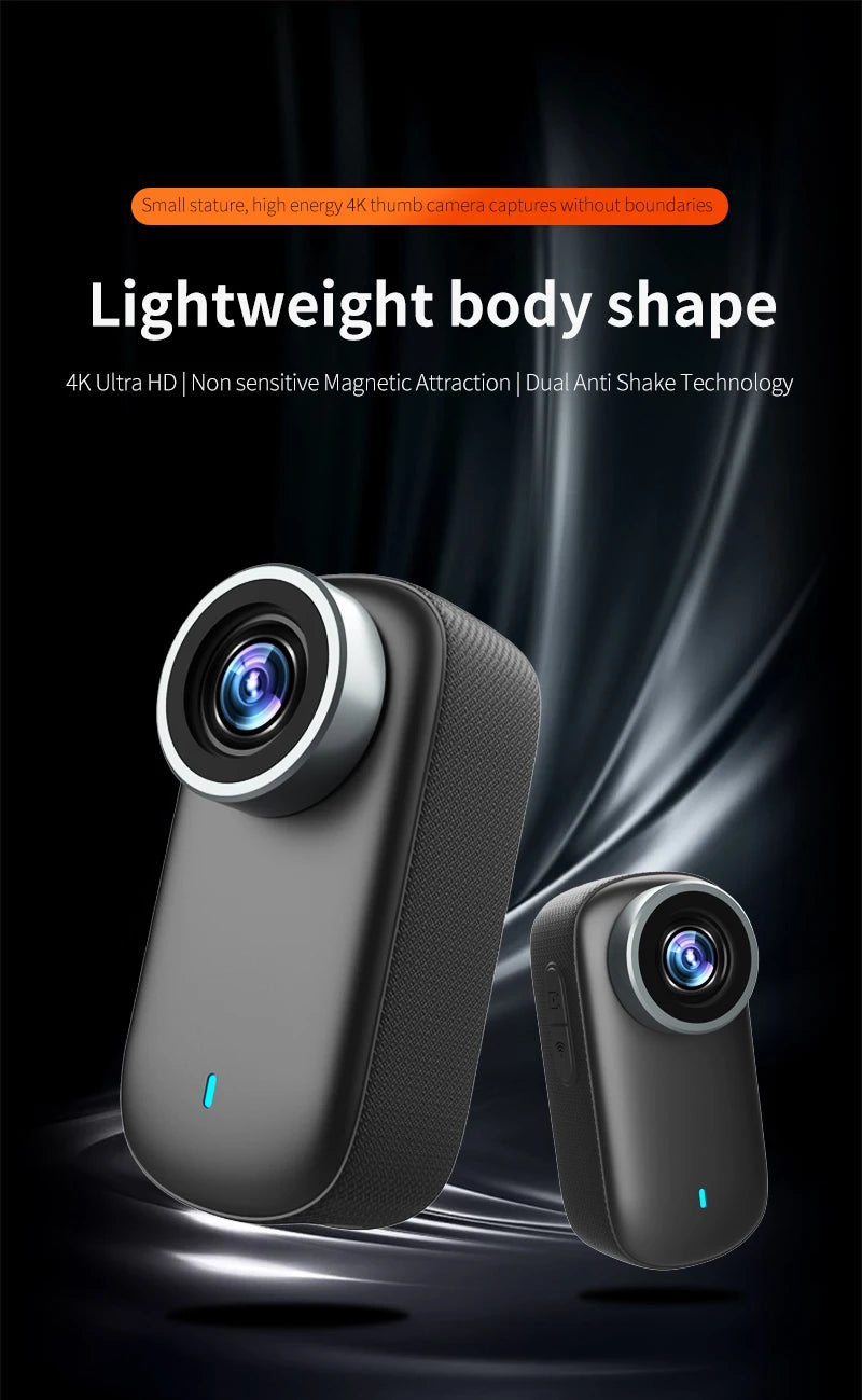 Mini 1080P WiFi Action Camera | Magnetic Wearable POV Camera
