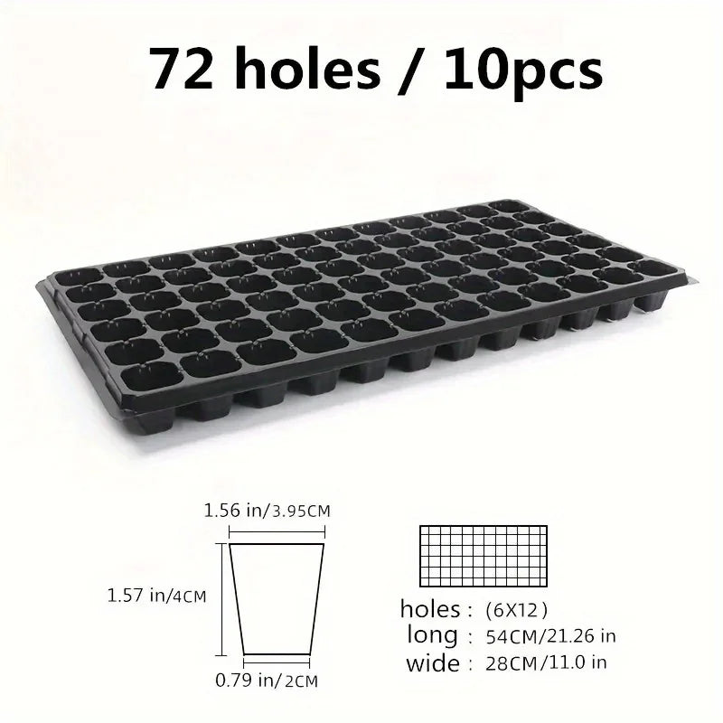 Reusable Seedling Nursery Pots Set – 10 Pack
