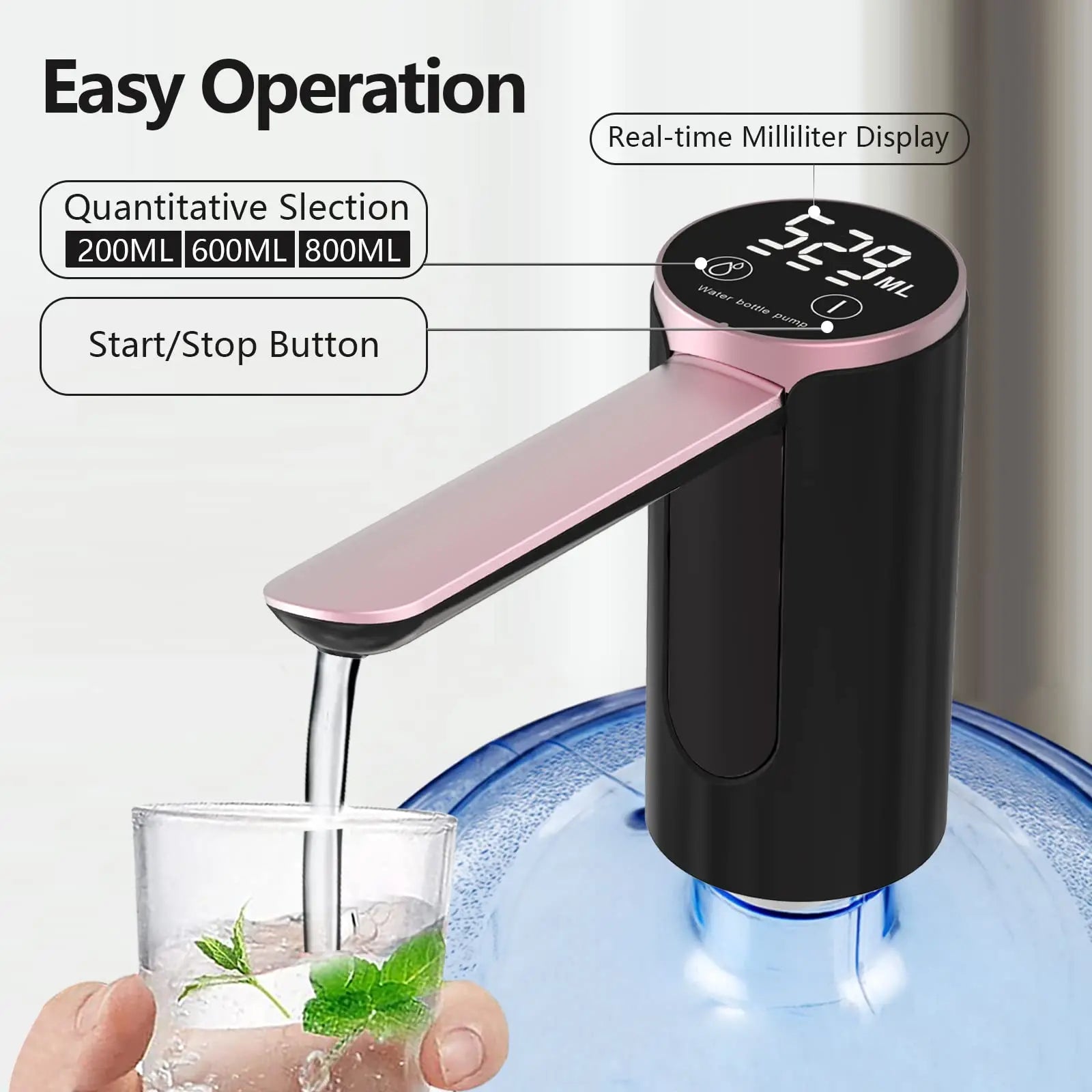 Electric Water Bottle  Dispenser