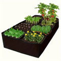 8 Grid Raised Garden Grow Bag Bed (128 Gallon / 484 L)