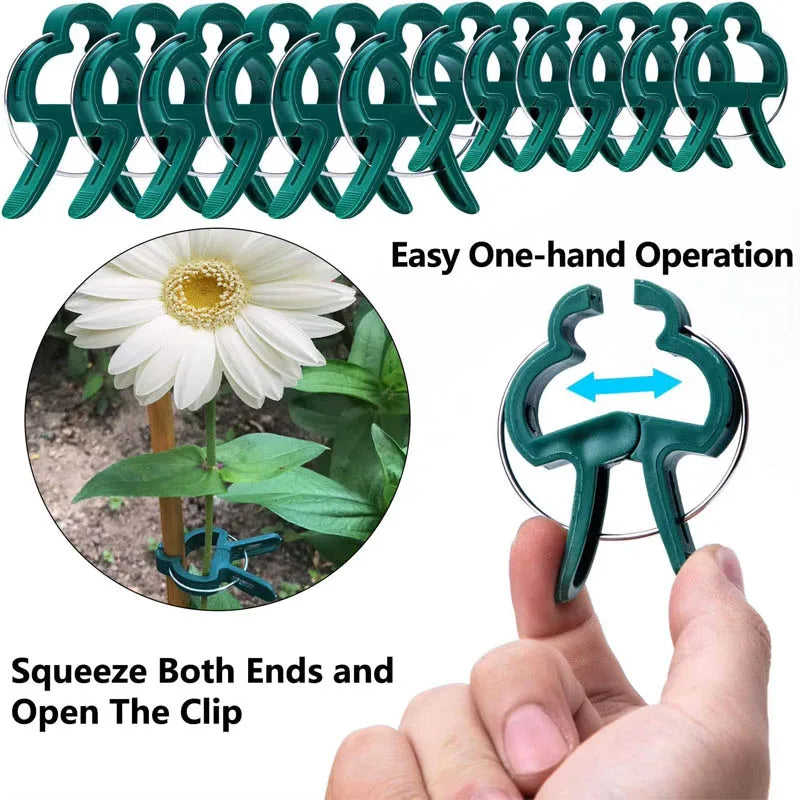 Adjustable Garden Plant Support Clips