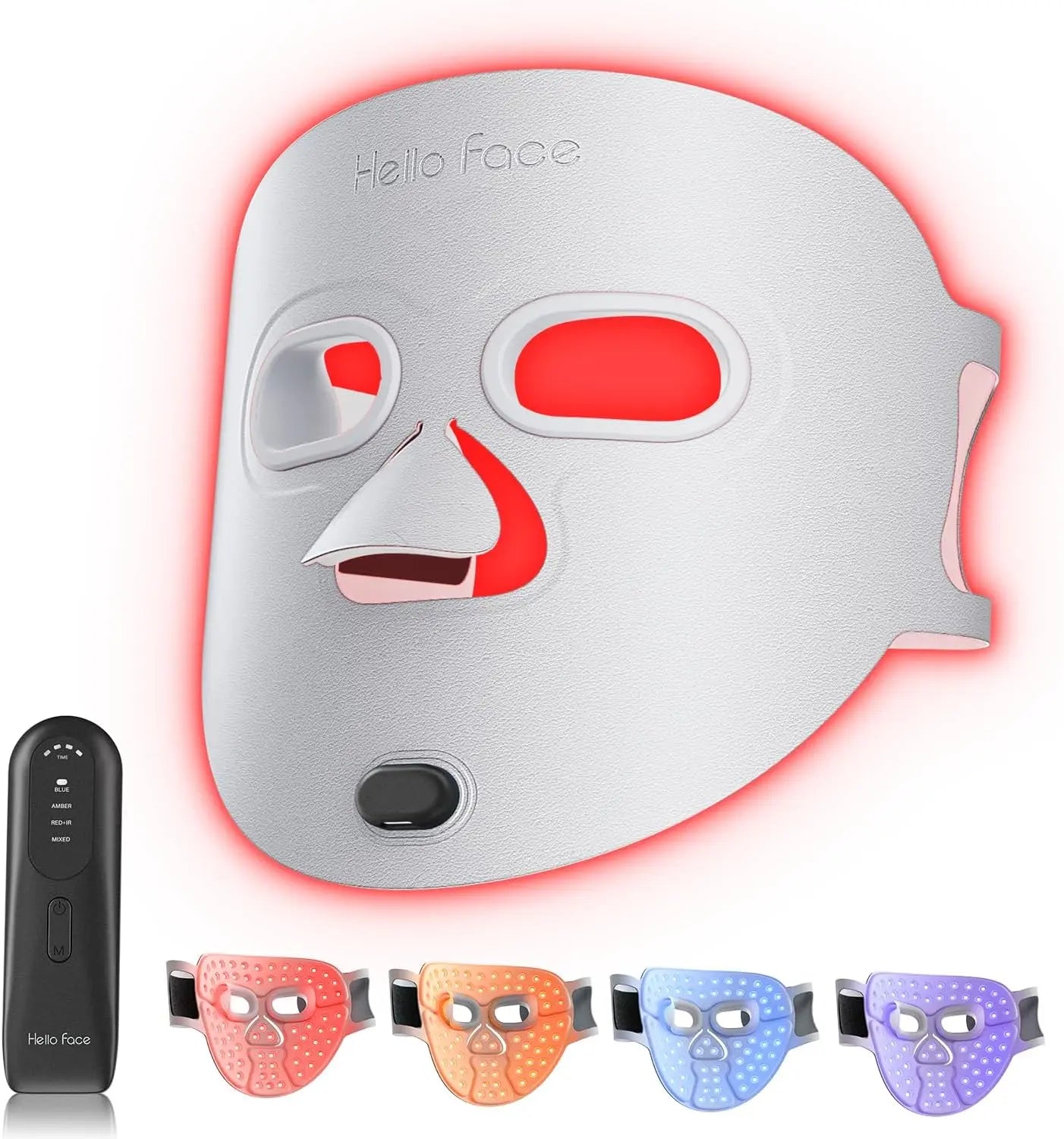 HELLO FACE M500 LED Light Therapy Mask – Anti-Aging & Acne Treatment