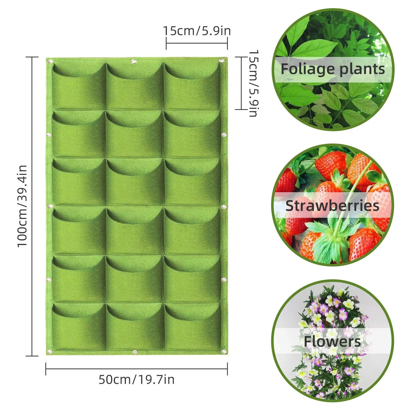 Pocket Vertical Hanging Garden Planter