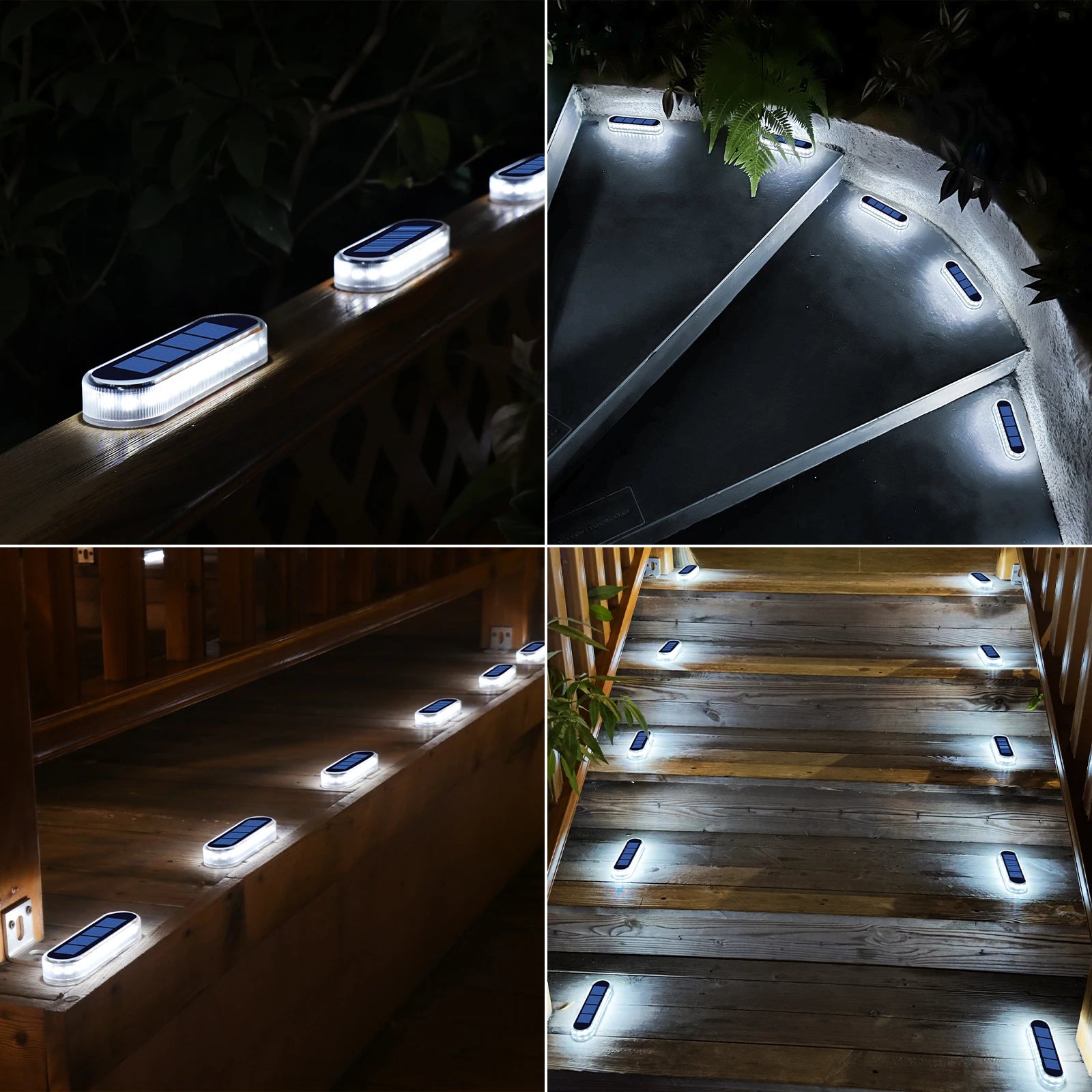 Solar Deck & Step Lights (4 Pack)