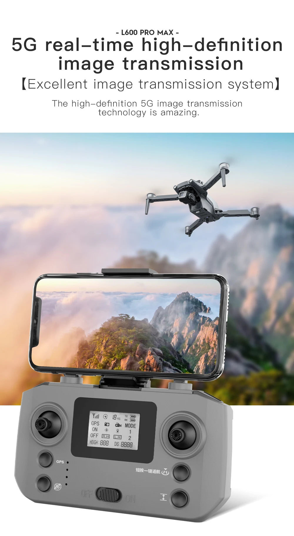 Drone | 4K Camera 3-Axis Gimbal FPV Quadcopter