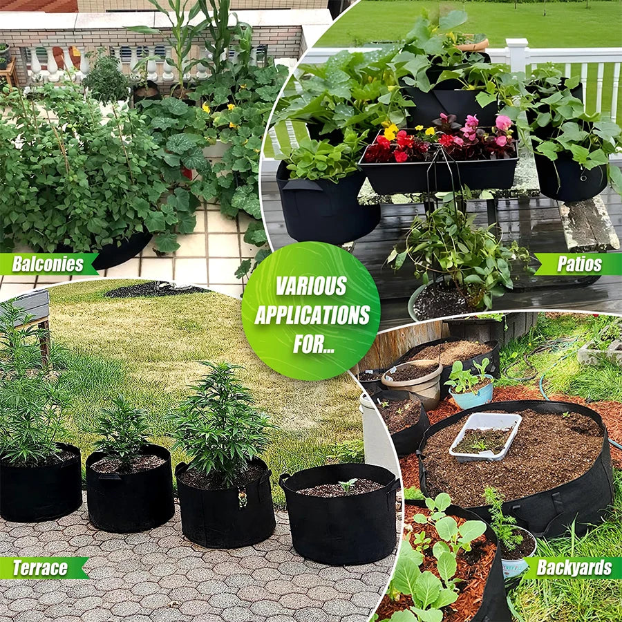 7 Grid Garden Grow Bag Planter