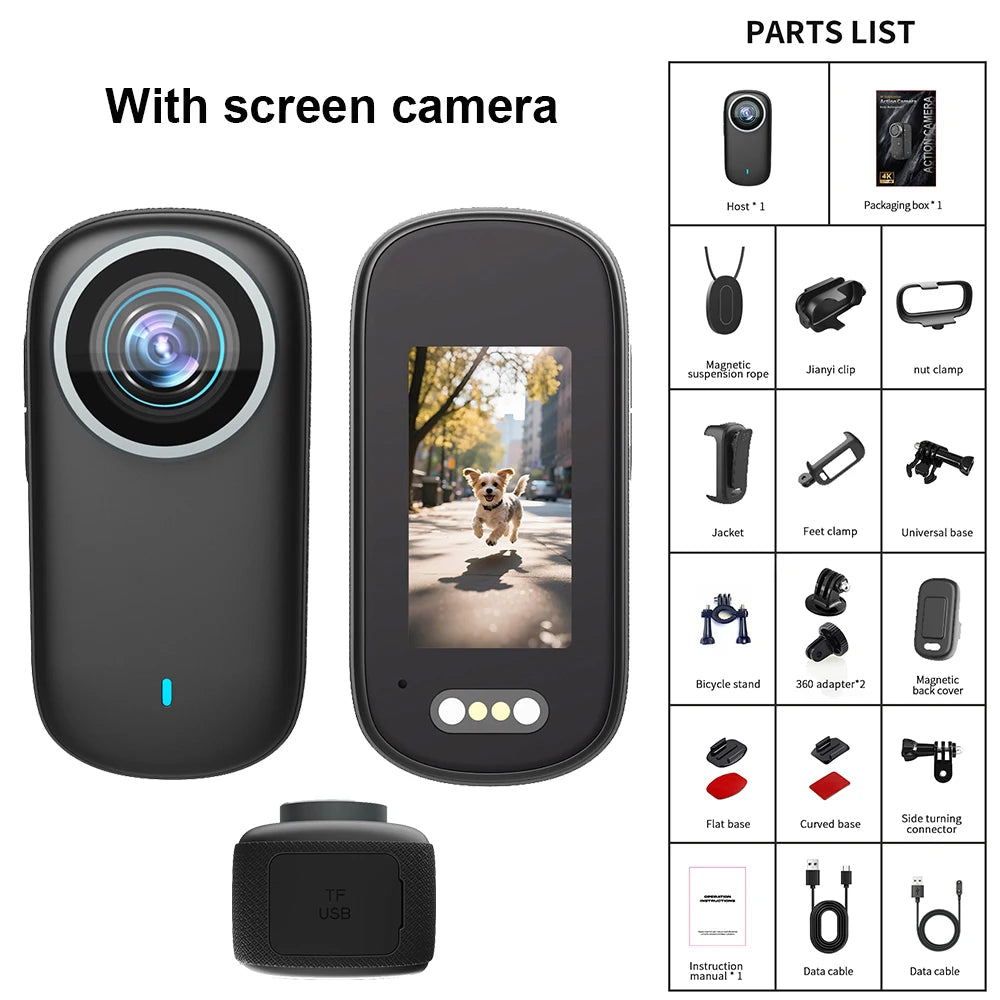 Mini 1080P WiFi Action Camera | Magnetic Wearable POV Camera