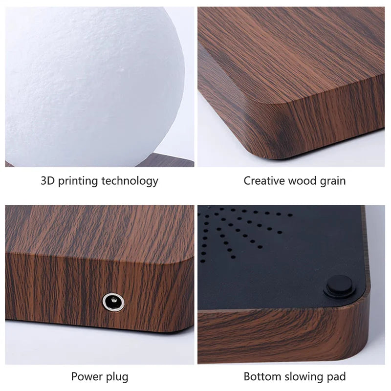 Floating Saturn Lamp – Magnetic Levitating LED Desk Light