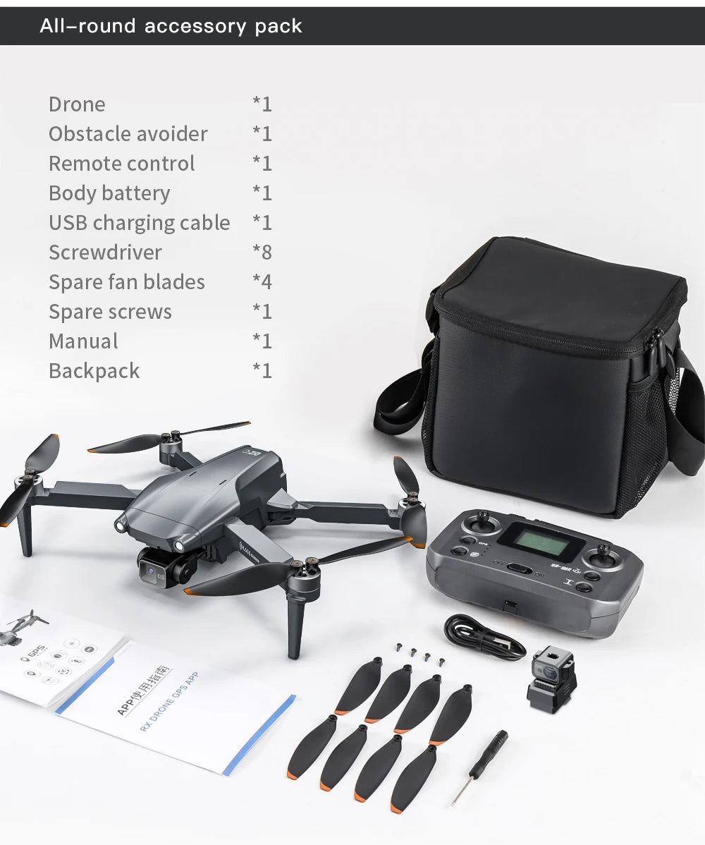 Drone | 4K Camera 3-Axis Gimbal FPV Quadcopter
