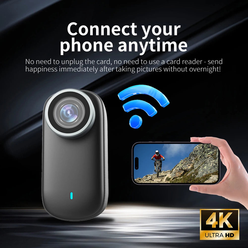 Mini 1080P WiFi Action Camera | Magnetic Wearable POV Camera