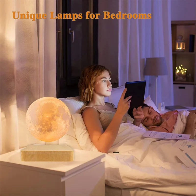 Floating Saturn Lamp – Magnetic Levitating LED Desk Light