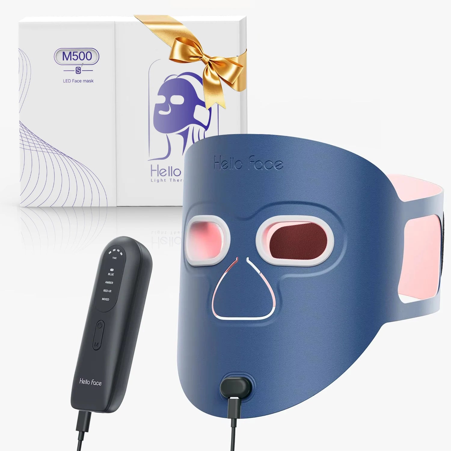 HELLO FACE M500 LED Light Therapy Mask – Anti-Aging & Acne Treatment