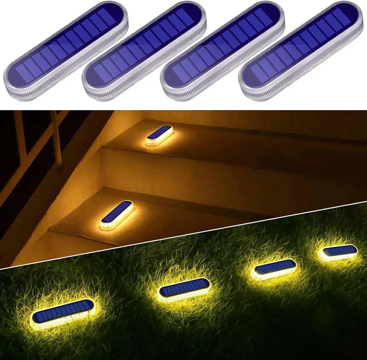Solar Deck & Step Lights (4 Pack)