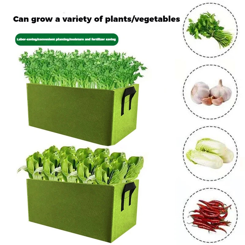 Rectangular Garden Grow Bag Planter