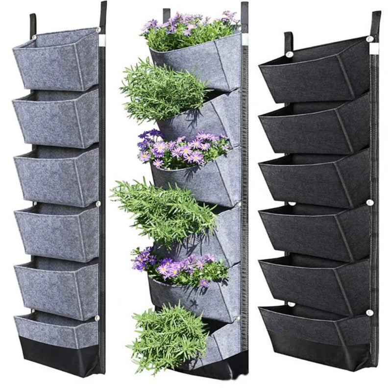 Vertical Hanging Garden Planter Bag  Pockets