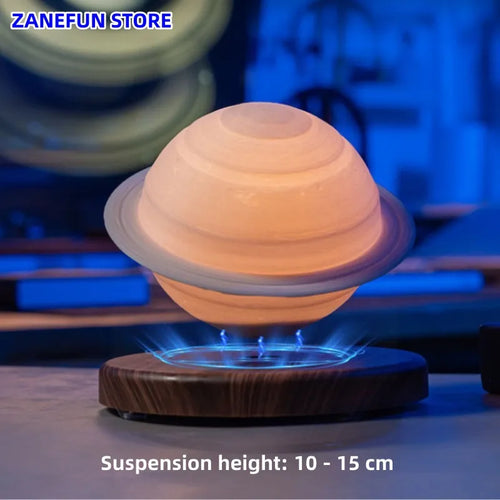 Floating Saturn Lamp – Magnetic Levitating LED Desk Light
